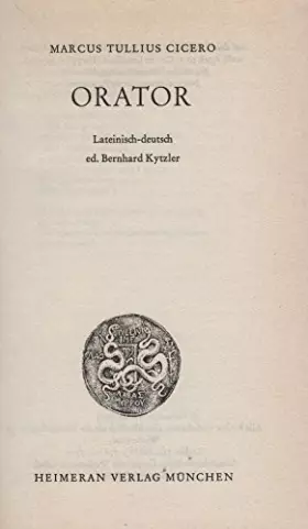 Couverture du produit · Orator : latein.-dt.