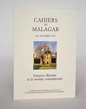 Couverture du produit · Cahiers de malagar 7