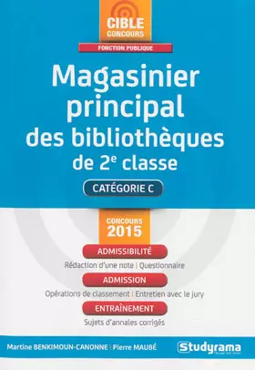 Couverture du produit · Magasinier principal des bibliothèques de 2e classe