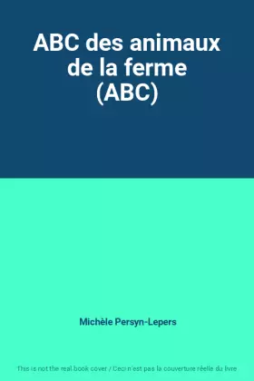 Couverture du produit · ABC des animaux de la ferme (ABC)
