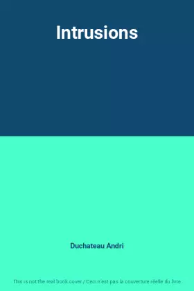 Couverture du produit · Intrusions