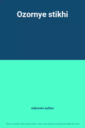 Couverture du produit · Ozornye stikhi