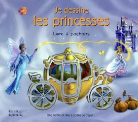 Couverture du produit · Je dessine les princesses: Livre à pochoirs