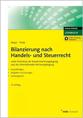Couverture du produit · Bilanzierung nach Handels- und Steuerrecht: unter Einschluss der Konzernrechnungslegung und der internationalen Rechnungslegung