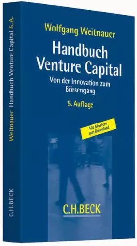 Couverture du produit · Handbuch Venture Capital: Von der Innovation zum Börsengang