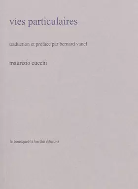 Couverture du produit · Vies particulaires