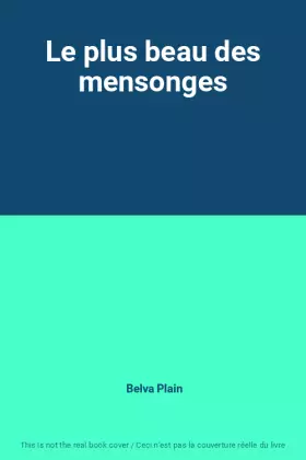Couverture du produit · Le plus beau des mensonges