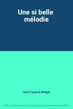 Couverture du produit · Une si belle  mélodie