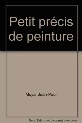 Couverture du produit · Petit précis de peinture
