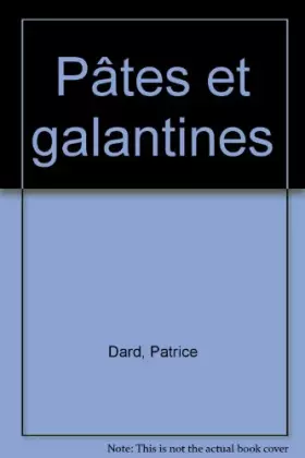 Couverture du produit · Pâtes et galantines