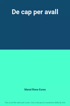 Couverture du produit · De cap per avall