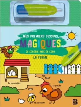 Couverture du produit · Mon premier Je colorie avec de l'eau: La ferme