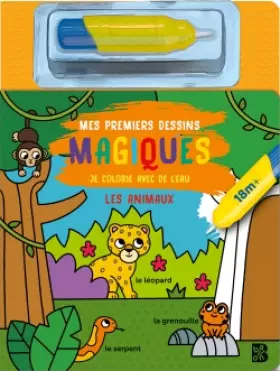 Couverture du produit · Mon premier Je colorie avec de l'eau: Les animaux