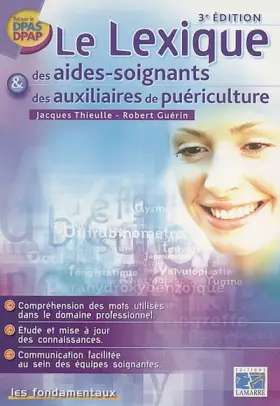 Couverture du produit · Le Lexique des aides-soignants et des auxiliaires de puériculture