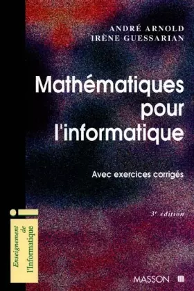 Couverture du produit · Mathématiques pour l'informatique, avec exercices corrigés