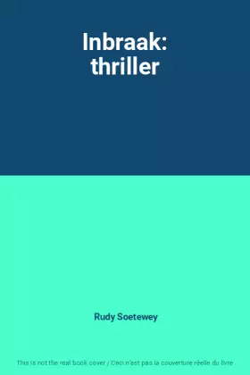 Couverture du produit · Inbraak: thriller