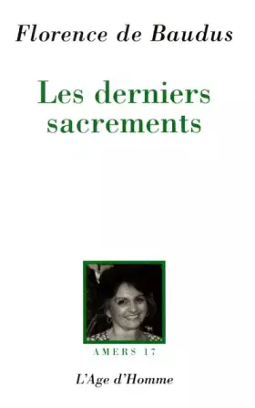 Couverture du produit · Les Derniers sacrements