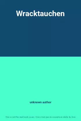 Couverture du produit · Wracktauchen