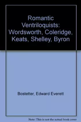 Couverture du produit · Romantic Ventriloquists Wordsworth, Coleridge, Kea