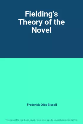 Couverture du produit · Fielding's Theory of the Novel