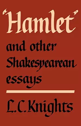 Couverture du produit · Hamlet and Other Shakespearean Essays