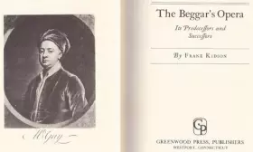 Couverture du produit · The Beggar's Opera: Its Predecessors and Successors