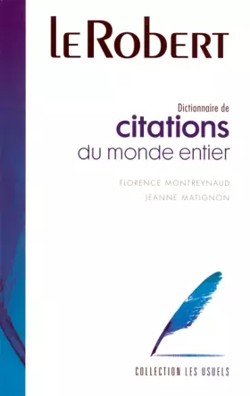 Couverture du produit · Dictionnaire de citations du monde entier