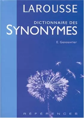 Couverture du produit · Dictionnaire des synonymes