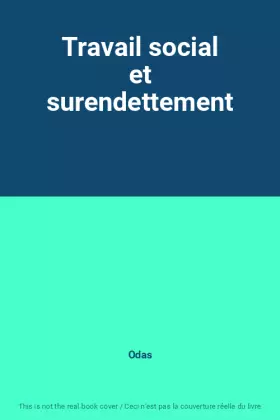 Couverture du produit · Travail social et surendettement