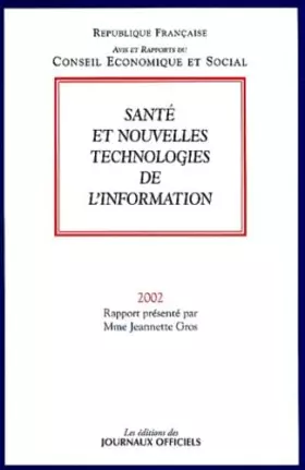 Couverture du produit · Santé et nouvelles technologies de l'information