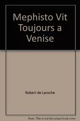 Couverture du produit · Méphisto vit toujours à Venise
