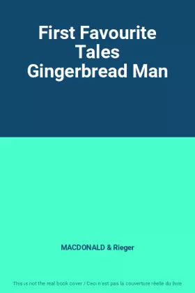 Couverture du produit · First Favourite Tales Gingerbread Man