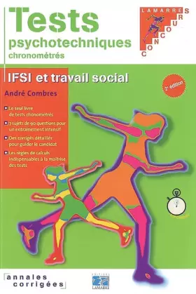 Couverture du produit · TESTS PSYCHOTECHNIQUES CHRONOMETRES 2E EDITION