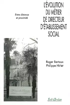 Couverture du produit · L'evolution du metier de directeur d'etablissement social