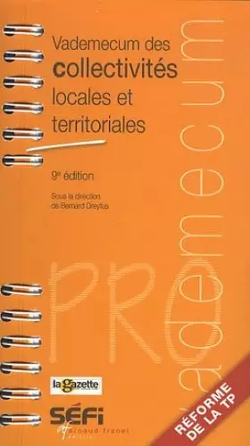 Couverture du produit · Vademecum des collectivités locales et territoriales