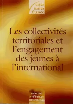 Couverture du produit · Les collectivités territoriales et l engagement des jeunes à l international