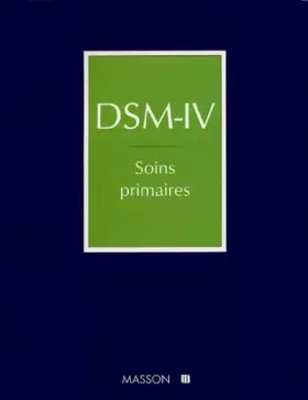 Couverture du produit · Dsm IV. Soins primaires