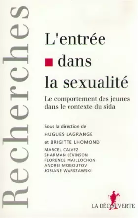 Couverture du produit · L'entrée dans la sexualité