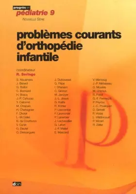 Couverture du produit · Problèmes courants d'orthopédie infantile