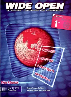Couverture du produit · Wide Open 1re - Anglais - Workbook - Edition 2002