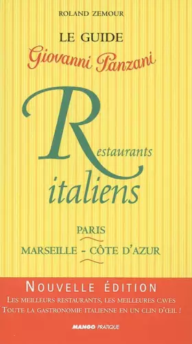 Couverture du produit · Restaurants italiens 2003 : Paris - Marseille - Côte d'Azur