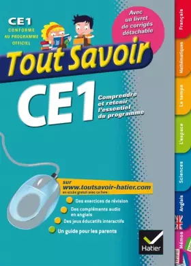 Couverture du produit · Tout savoir CE1