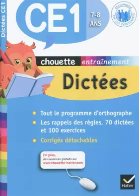 Couverture du produit · Chouette - Dictées CE1