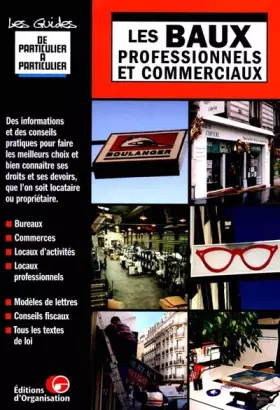 Couverture du produit · Les baux professionnels et commerciaux. Guide de particulier à particulier
