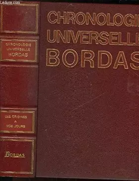 Couverture du produit · Chronologie universelle