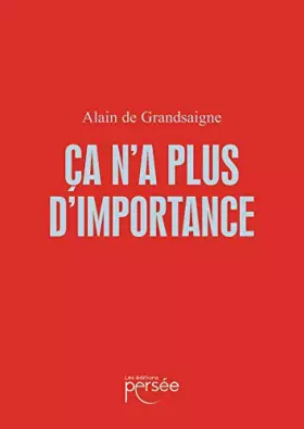 Couverture du produit · Ça n'a plus d'importance