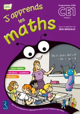 Couverture du produit · J'apprends les maths CE1 avec Picbille : Fichier de l'élève (programme 2008)
