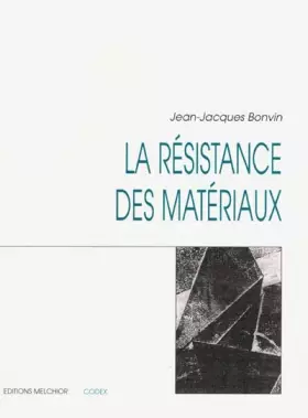 Couverture du produit · La Résistance des matériaux