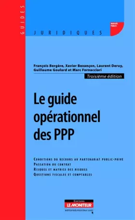 Couverture du produit · Le guide opérationnel des PPP