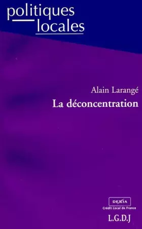 Couverture du produit · La déconcentration